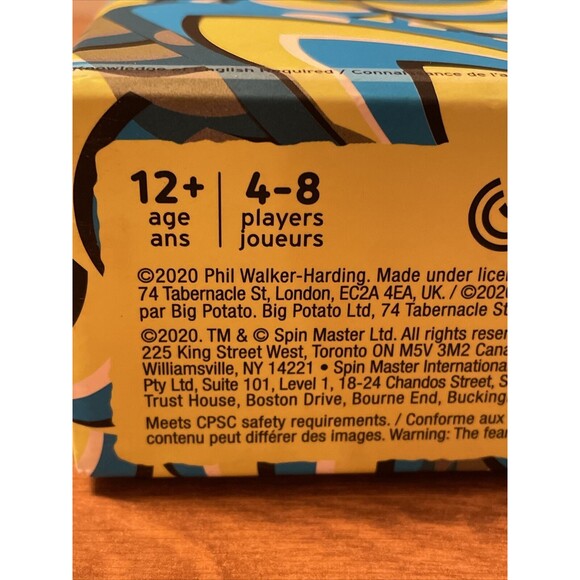 Snakesss Board Game by Big Potato Games Trivia Type Game NEW Open Box - Picture 2 of 11